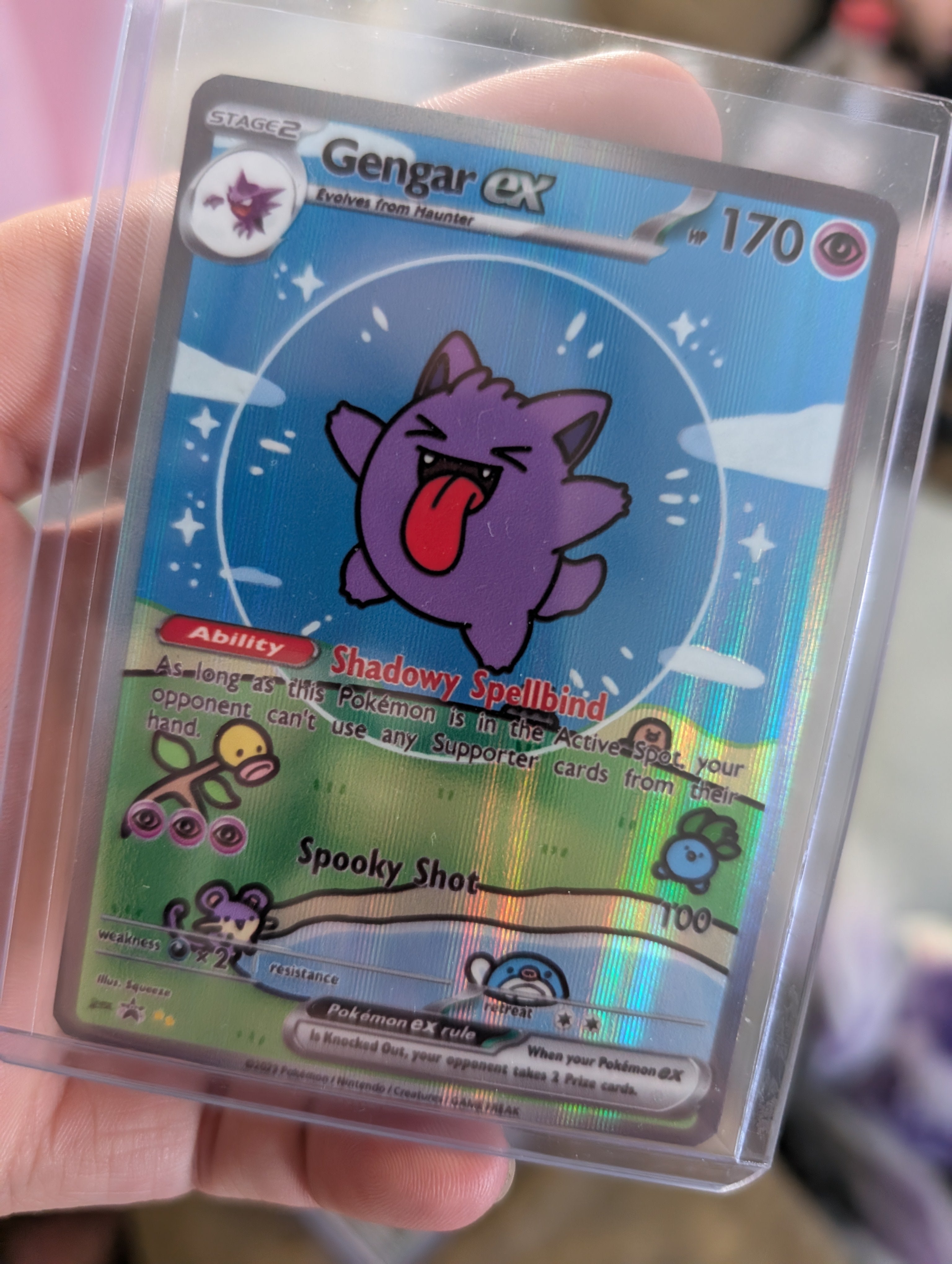 Bubble Gengar Fan Art Card