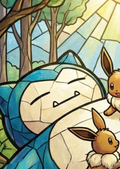 Snorlax Fan Art Card